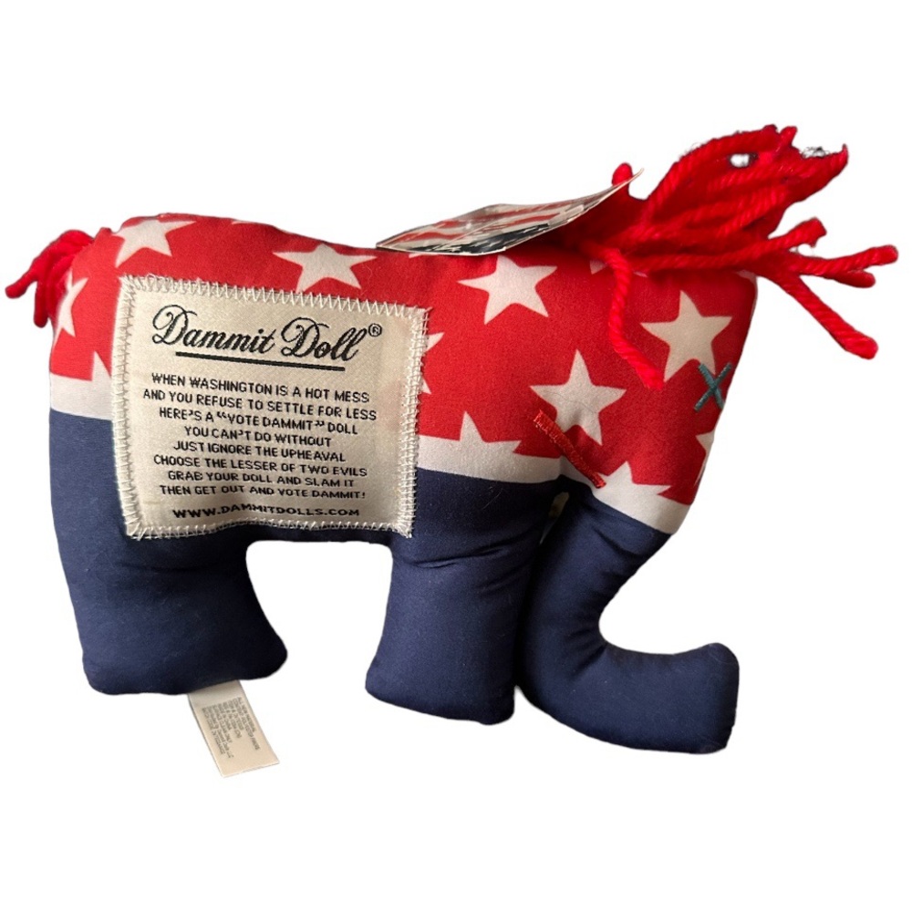 Dammit Doll Limited Edition Political Dolls Stress Relief Republican Elephant
